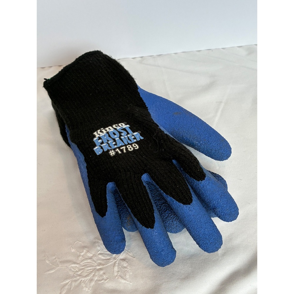 Kinco Work Gloves M Frost Breaker #1789 Thermal Crinkle Latex Grip Landscaping